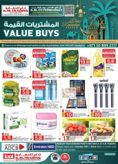 KM Trading catalogue in Abu Dhabi | Value Buys - Mussafah  | 21/03/2024 - 31/03/2024