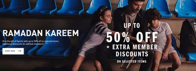 Sport offers in Al Ain | Up to 50% Off+Extra Member Discount! in Adidas | 26/03/2024 - 29/03/2024