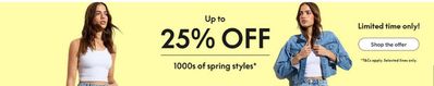 Clothes, Shoes & Accessories offers | Up to 25% Off in New Look | 26/03/2024 - 29/03/2024
