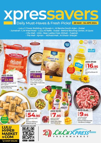 Groceries offers in Al Dhaid | Ramadan Savings! Lulu Xpress in Lulu Hypermarket | 28/03/2024 - 04/04/2024