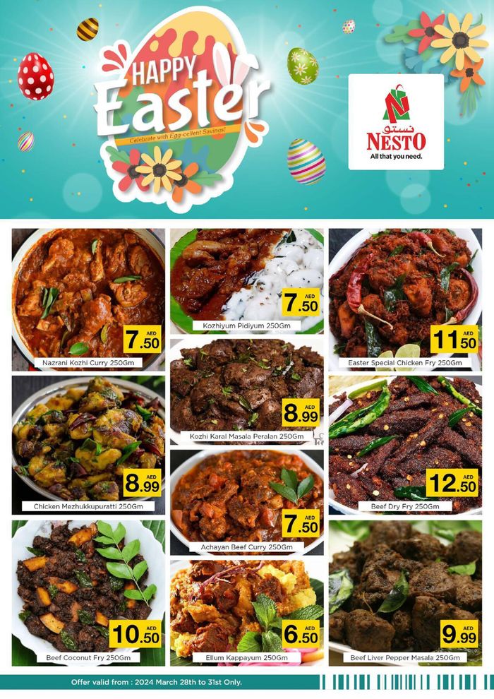 Nesto catalogue in Sharjah | Happy Easter! | 29/03/2024 - 31/03/2024