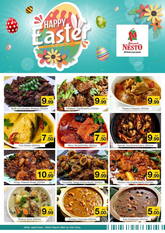 Nesto catalogue in Dubai | Happy Easter! | 29/03/2024 - 31/03/2024