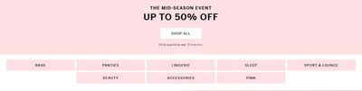 Clothes, Shoes & Accessories offers in Mleiha | The Mid-Season Event! in Victoria's Secret | 03/04/2024 - 17/04/2024