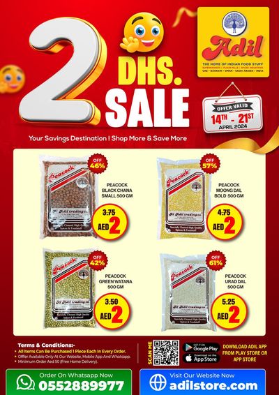 Groceries offers in Mussafah | 2 DHS Sale! in Al Adil | 15/04/2024 - 21/04/2024