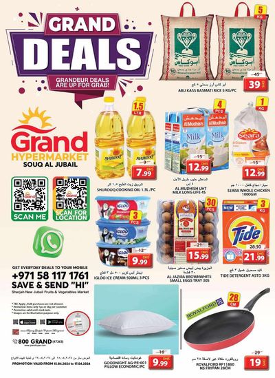 Grand Hyper Market catalogue in Dubai | Grand Deals! Soul Al Jubail | 15/04/2024 - 17/04/2024