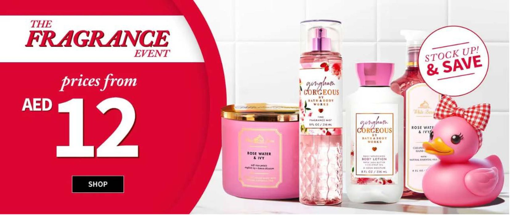 Bath & Body Works catalogue in Dubai | Prices From AED 12 | 15/04/2024 - 16/04/2024