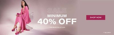 Clothes, Shoes & Accessories offers | Sale Minimum 40% Off! in Steve Madden | 17/04/2024 - 26/04/2024