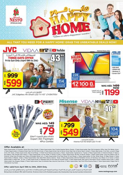 Nesto catalogue in Sharjah | Happy Home Offers-2 | 19/04/2024 - 24/04/2024