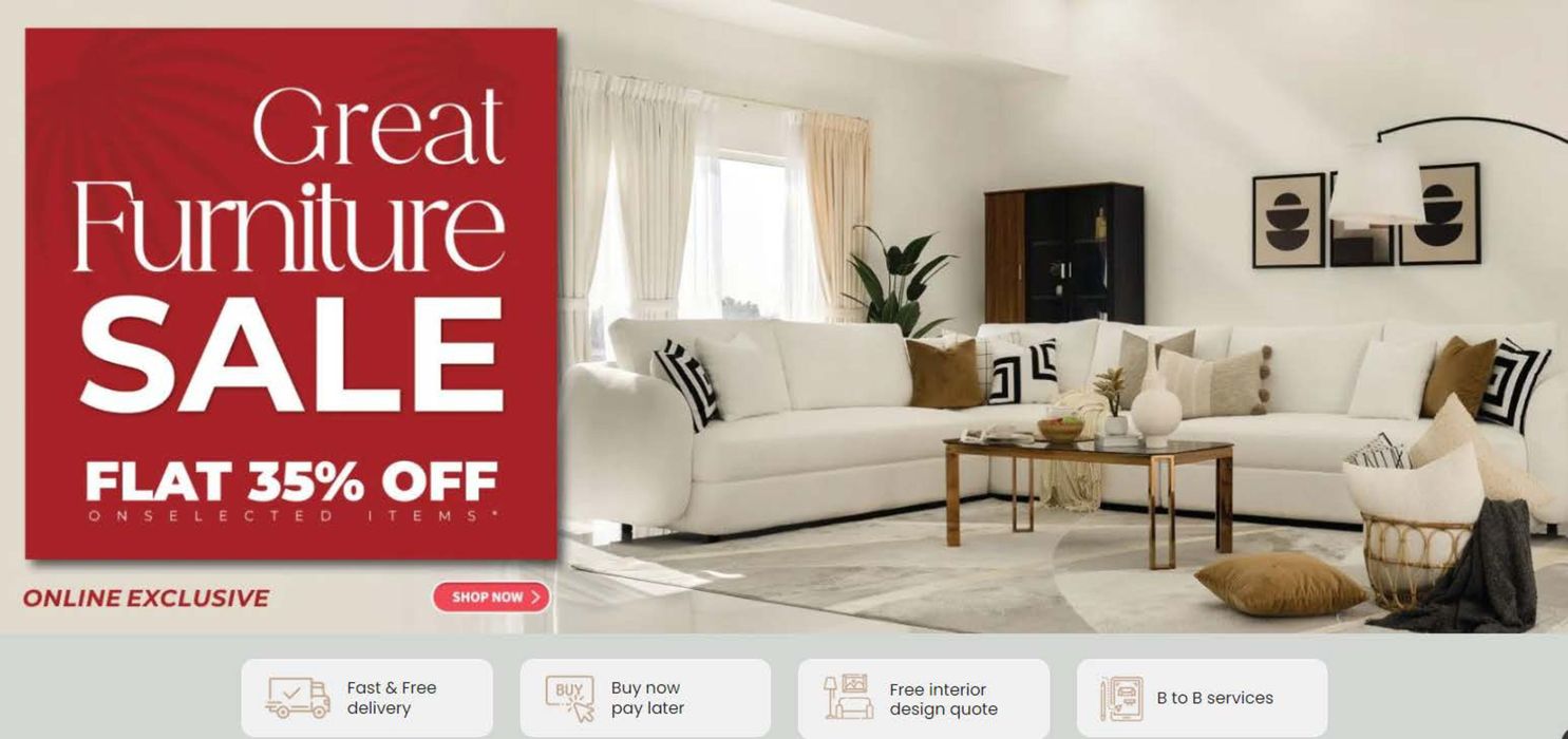 Royal Furniture catalogue in Sharjah | Great Furniture! -35% | 22/04/2024 - 24/04/2024