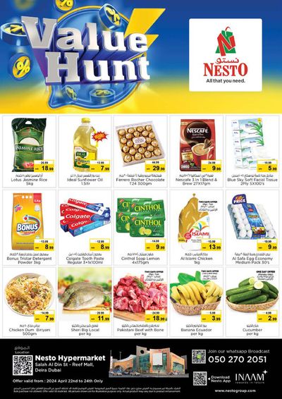 Nesto catalogue | Value Hunt! Reef Mall | 23/04/2024 - 24/04/2024