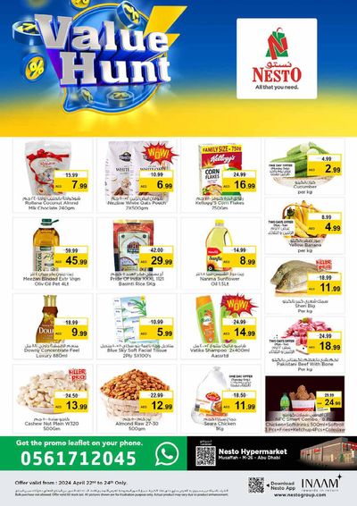 Groceries offers | Value Hunt! Mussafah in Nesto | 23/04/2024 - 24/04/2024