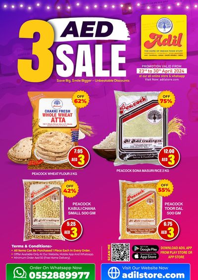 Groceries offers | 3 AED Sale! in Al Adil | 23/04/2024 - 24/04/2024