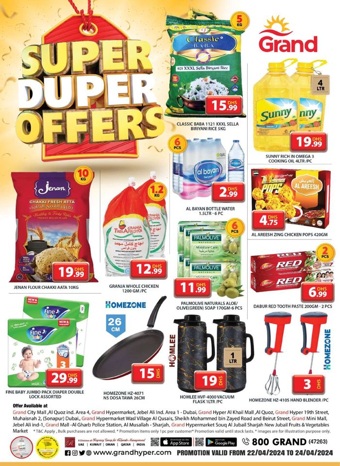 Grand Hyper Market catalogue in Ajman | Super Duper Offers! | 23/04/2024 - 24/04/2024