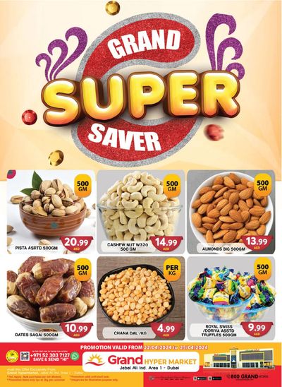 Grand Hyper Market catalogue | Grand Super Saver! Jebel Ali  | 23/04/2024 - 25/04/2024