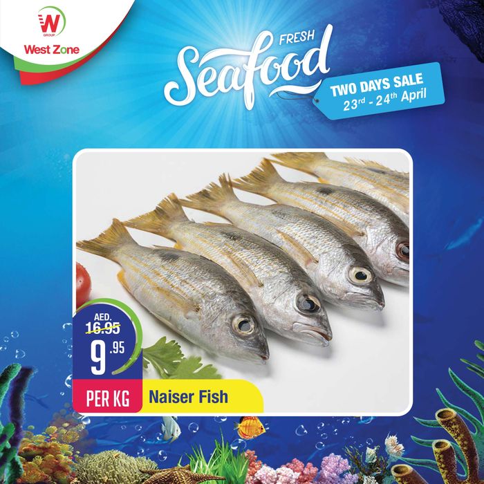 West Zone Fresh catalogue in Dubai | Seafood Deals! | 23/04/2024 - 24/04/2024