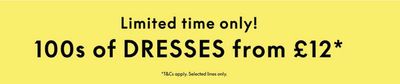 Clothes, Shoes & Accessories offers | Dresses From £12! in New Look | 23/04/2024 - 24/04/2024