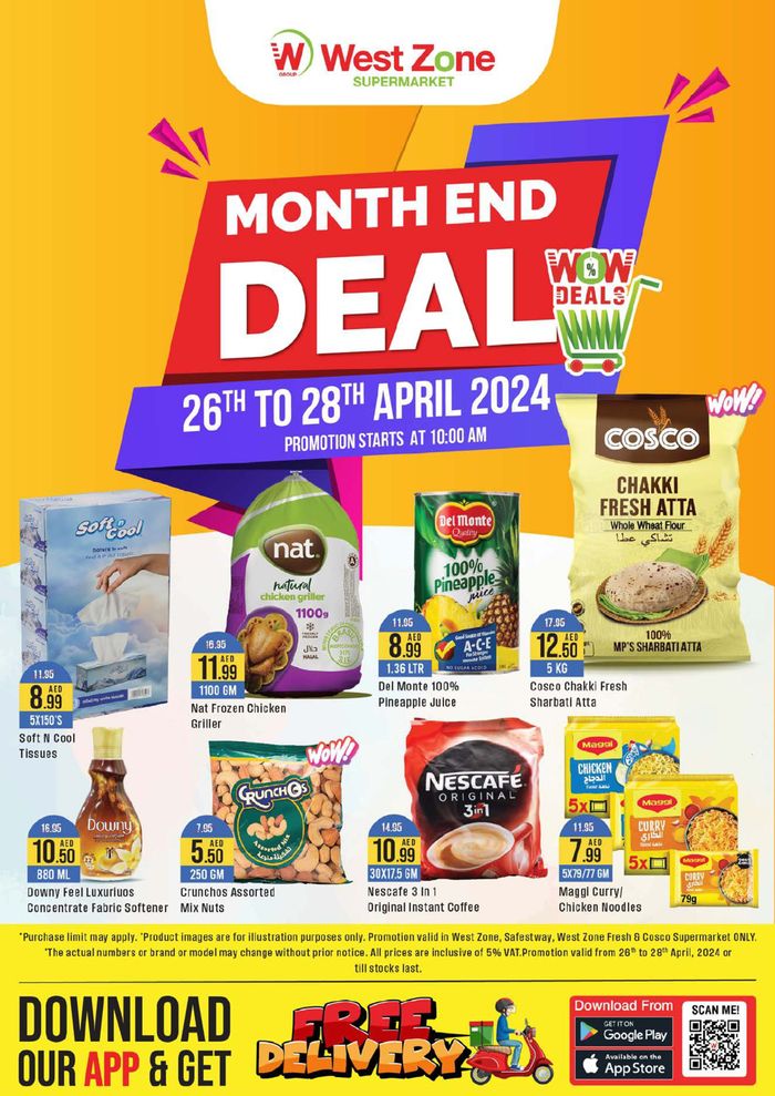 West Zone Fresh catalogue in Dubai | Month End Deal! | 26/04/2024 - 28/04/2024