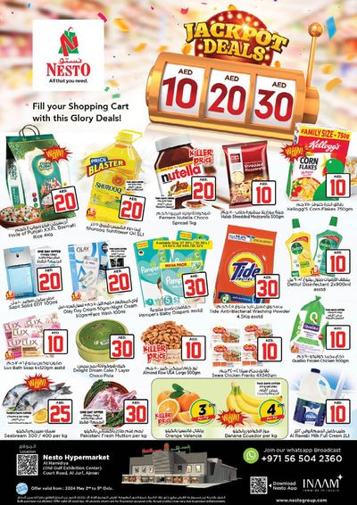 Nesto catalogue in Ajman | Jackpot Deals! Al Hamidiya | 02/05/2024 - 05/05/2024