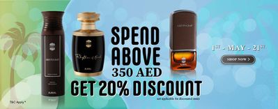 Health & Beauty offers in Mussafah | Get 20% Discount! in Ajmal Perfumes | 02/05/2024 - 21/05/2024