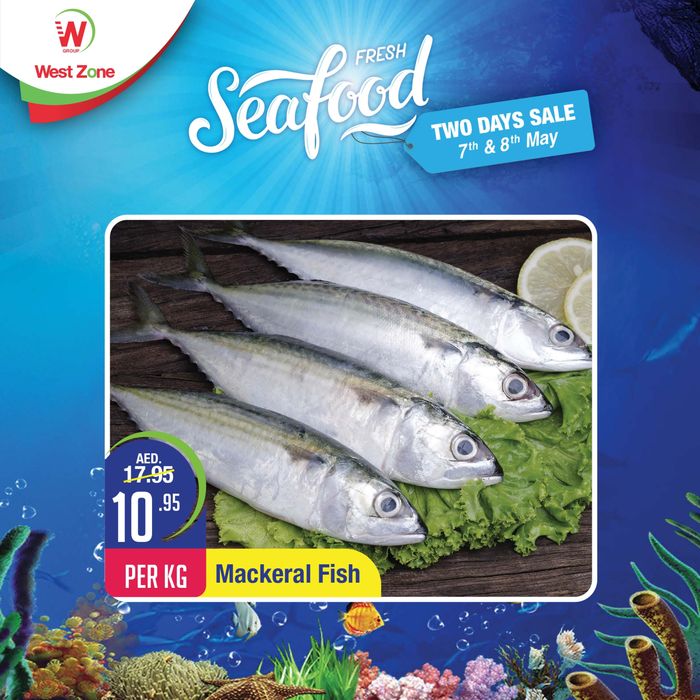 West Zone Fresh catalogue in Dubai | Seafood Tow Days Sale! | 07/05/2024 - 08/05/2024