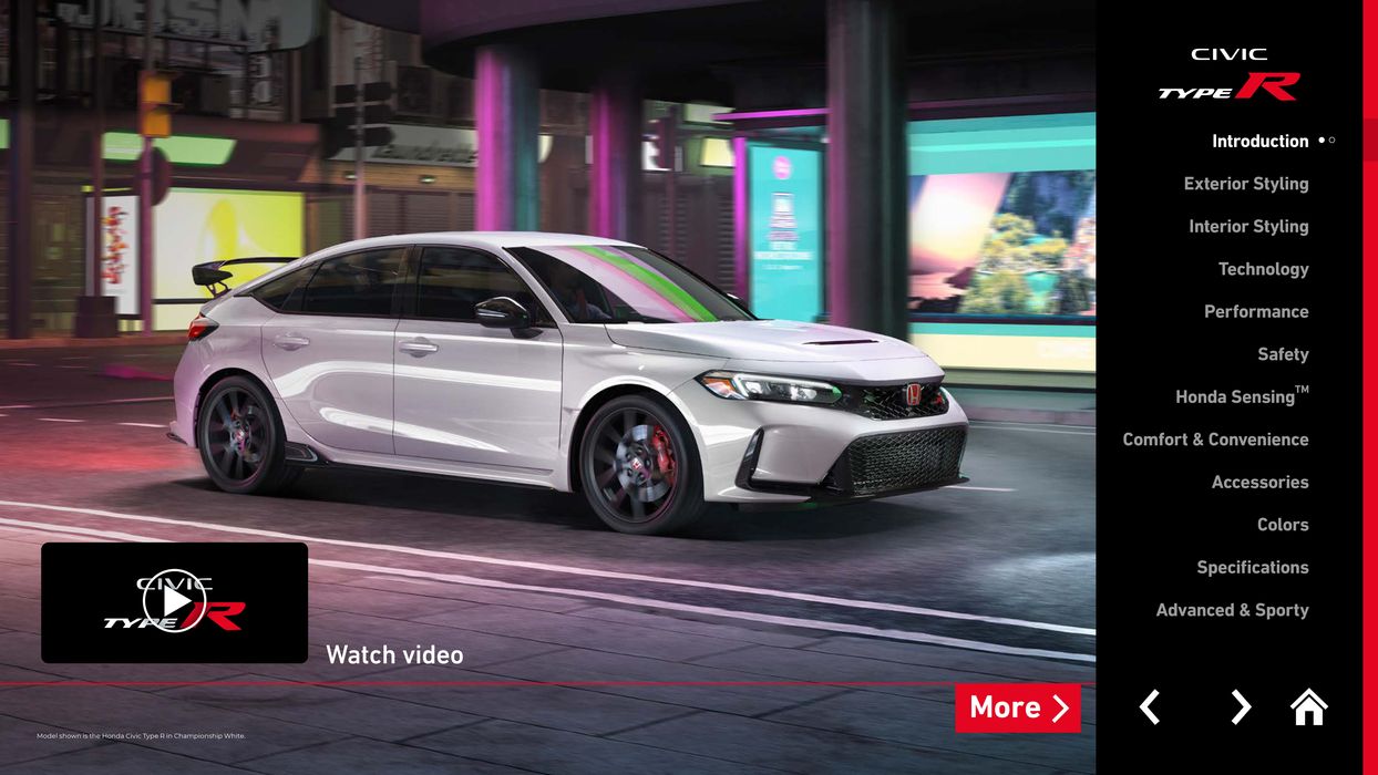 Honda catalogue in Dubai | Honda Civic Type R | 09/05/2024 - 31/12/2024