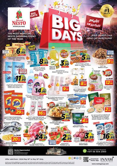 Groceries offers in Ajman | Big Days! Al Hamidiya in Nesto | 16/05/2024 - 19/05/2024