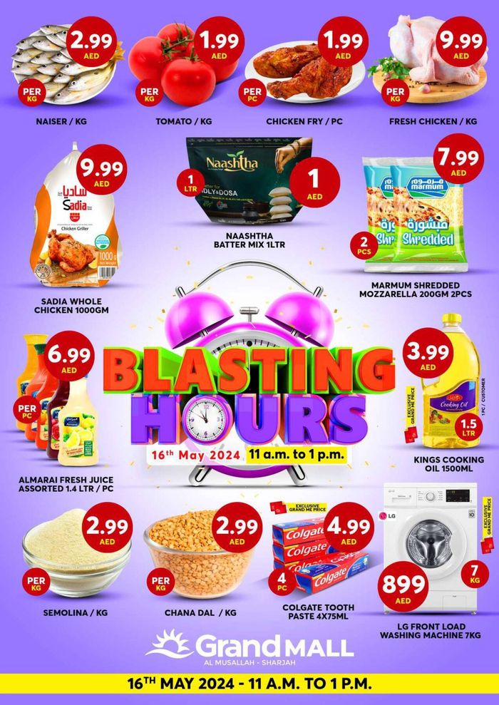 Grand Hyper Market catalogue | Blasting Hours! Grand Mall | 16/05/2024 - 19/05/2024