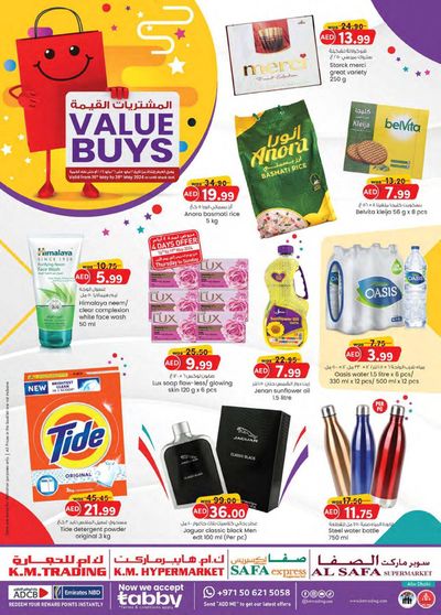 Groceries offers in Mussafah | Value Buys - Abu Dhabi in KM Trading | 17/05/2024 - 26/05/2024