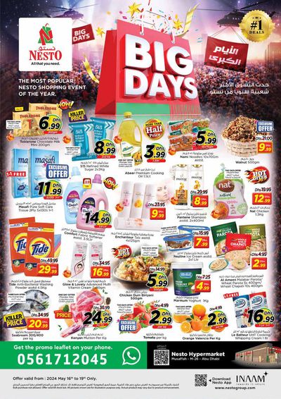 Groceries offers in Mussafah | Big Days! Musaffah in Nesto | 17/05/2024 - 19/05/2024