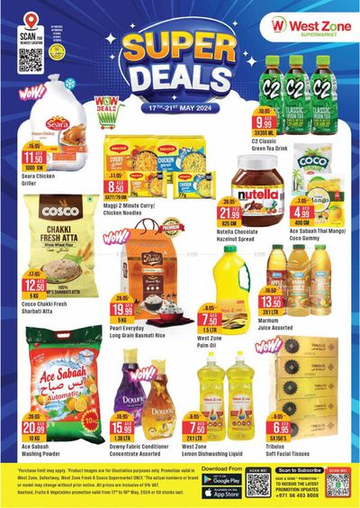 Groceries offers in Dubai | Super Deals in West Zone Fresh | 17/05/2024 - 21/05/2024