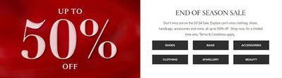 Clothes, Shoes & Accessories offers in Abu Dhabi | End Of Season Sale! 50% Off in Ounass | 20/05/2024 - 22/05/2024