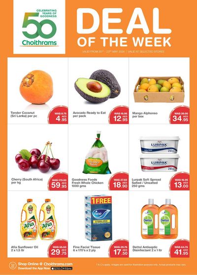 Groceries offers in Dubai | Deal of The Week! in Choitrams | 20/05/2024 - 23/05/2024