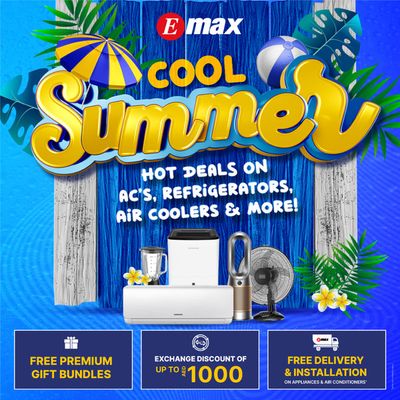 Technology & Electronics offers in Mussafah | Cool Summer! Hot Deals! in Emax | 21/05/2024 - 31/05/2024