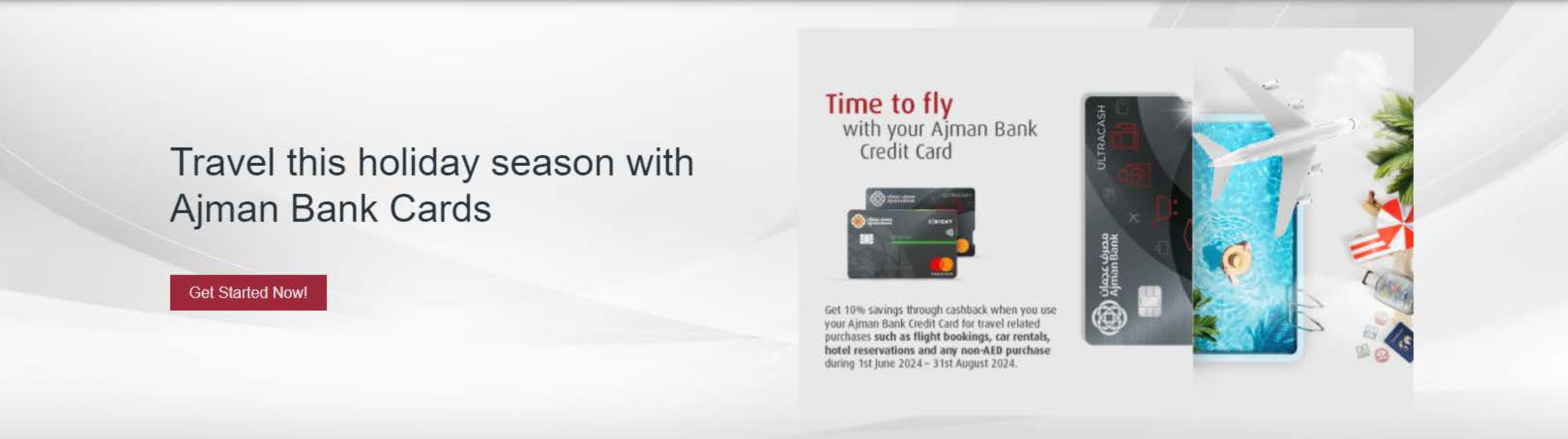 Ajman Bank catalogue | Travel With Ajman Bank Cards | 25/06/2024 - 31/08/2024