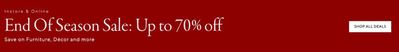Home & Furniture offers | End Of Season Sale! 70% Off in Pottery Barn | 03/07/2024 - 28/07/2024