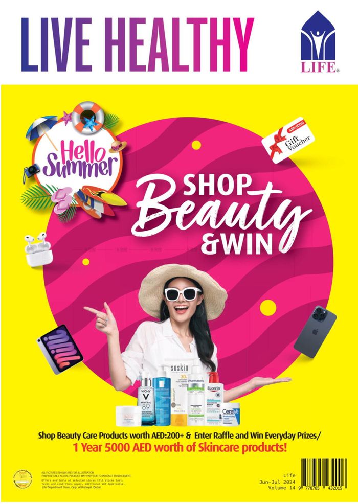 Life Pharmacy catalogue in Abu Dhabi | Shop Beauty&Win | 03/07/2024 - 31/07/2024