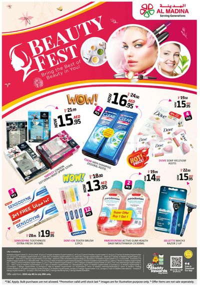 Al Madina catalogue in Mussafah | Beauty Fest Offer! | 05/07/2024 - 28/07/2024