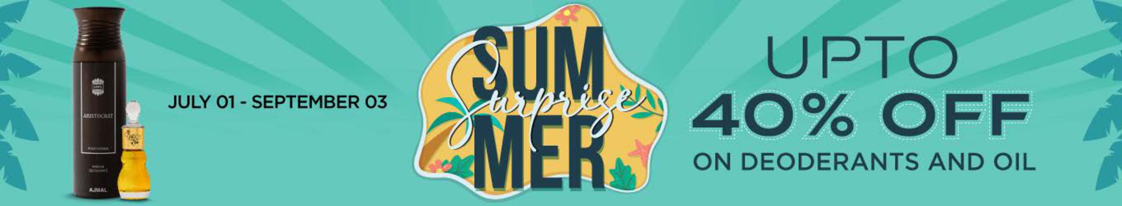 Ajmal Perfumes catalogue | Summer Surprises! | 10/07/2024 - 03/09/2024