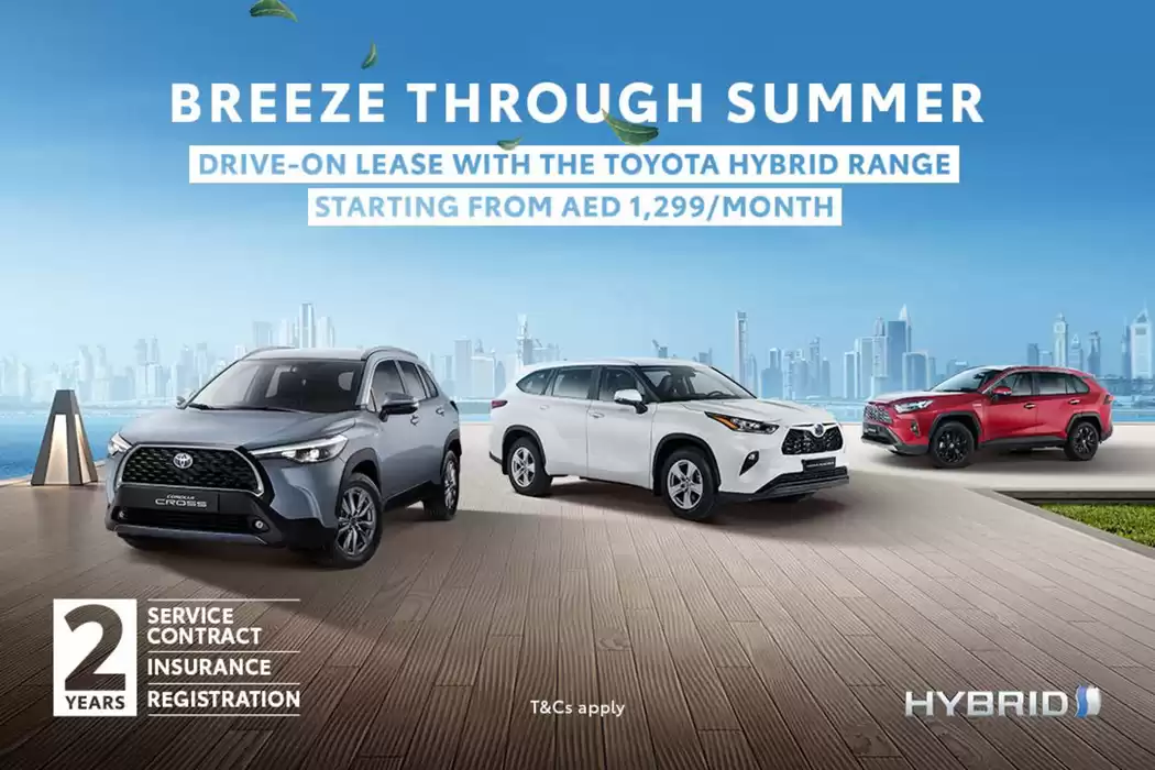 Toyota catalogue in Sharjah | Get The Offer! | 17/07/2024 - 31/12/2024