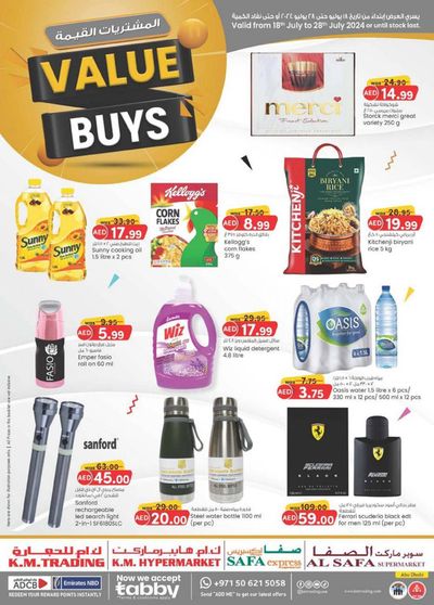 KM Trading catalogue in Mussafah | Value Buys - Abu Dhabi | 18/07/2024 - 28/07/2024