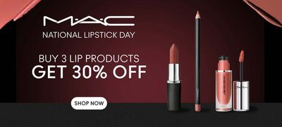Health & Beauty offers | Get 30% Off in MAC Cosmetics | 25/07/2024 - 29/07/2024