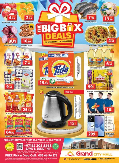 Grand Hyper Market catalogue | Big Box Deals - City Mall | 25/07/2024 - 28/07/2024