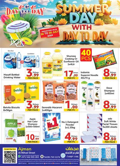 Department Stores offers in Sharjah | Summer Days! Al Ittihad in Day to Day | 26/07/2024 - 30/07/2024