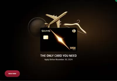 Banks & ATMs offers in Sharjah | The Only Card You Need in Dubai Islamic Bank | 01/10/2024 - 30/11/2024