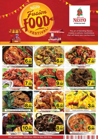 Nesto catalogue in Ajman | Fusion Food Festival | 11/10/2024 - 05/11/2024