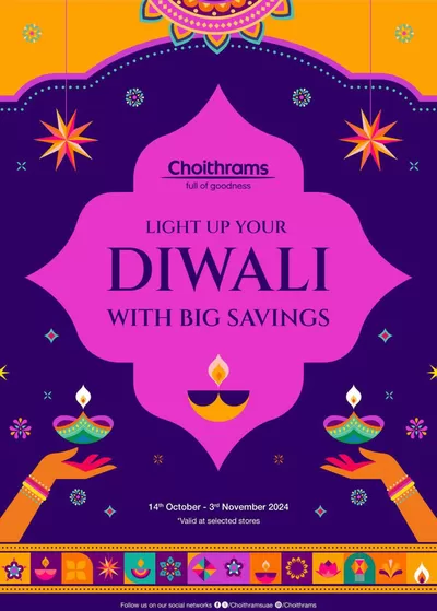 Choitrams catalogue | Diwali Deals | 14/10/2024 - 03/11/2024