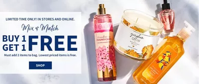 Health & Beauty offers in Ajman | Buy 1 Get 1 Free! in Bath & Body Works | 14/10/2024 - 23/10/2024