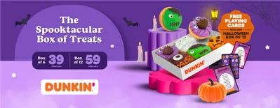 Restaurants offers in Abu Dhabi | The Spooktacular Box Of Treat in Dunkin Donuts | 15/10/2024 - 27/10/2024