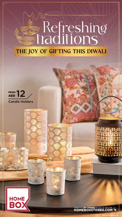 Home & Furniture offers in Sharjah | Diwali 2024 in Home Box | 16/10/2024 - 30/10/2024