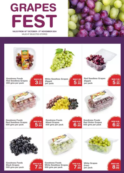 Choitrams catalogue in Dubai | Grapes Fest | 19/10/2024 - 03/11/2024